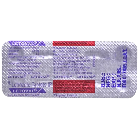 letoval 2.5mg tablet 5's